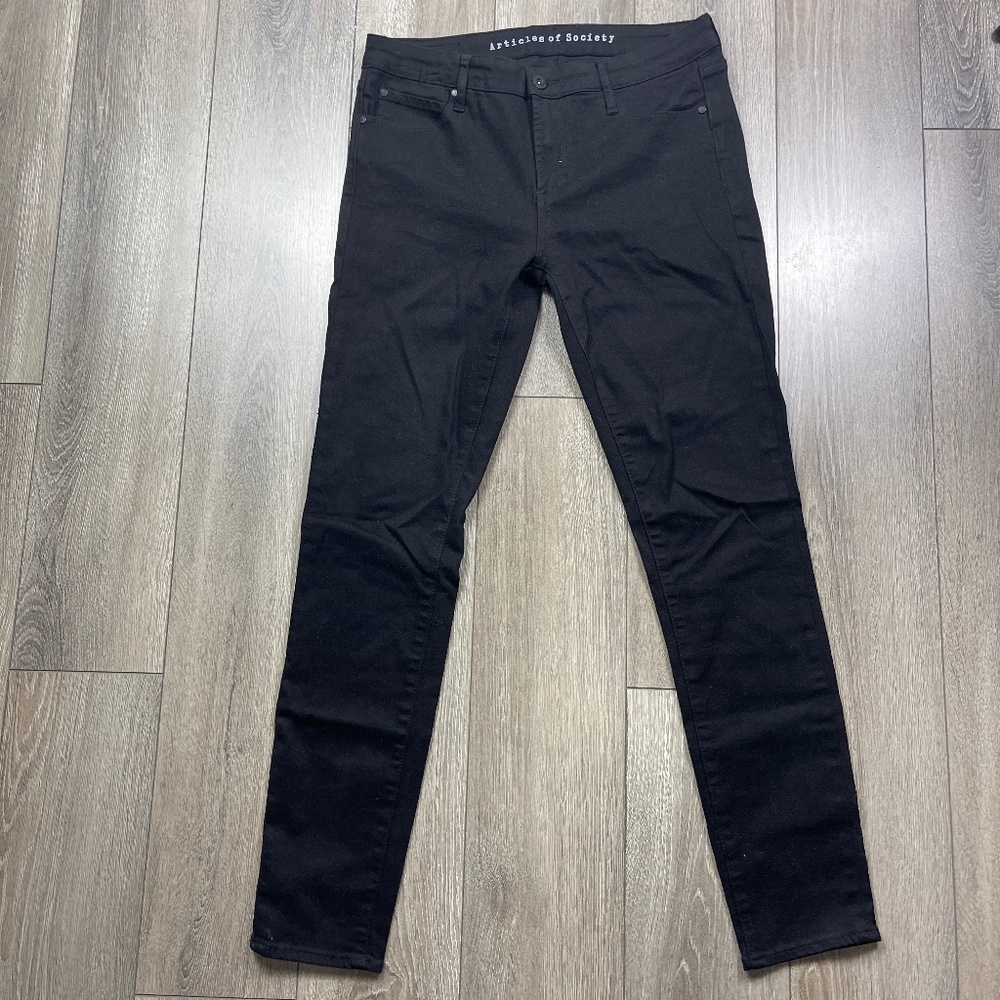 Black stretching jeans‎